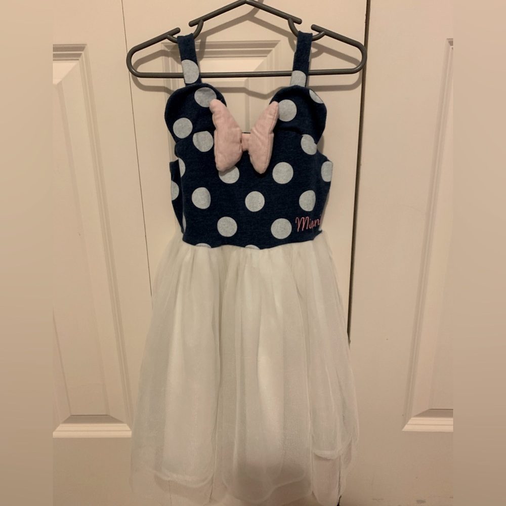 Size 4 Disney Minnie dress, navy blue